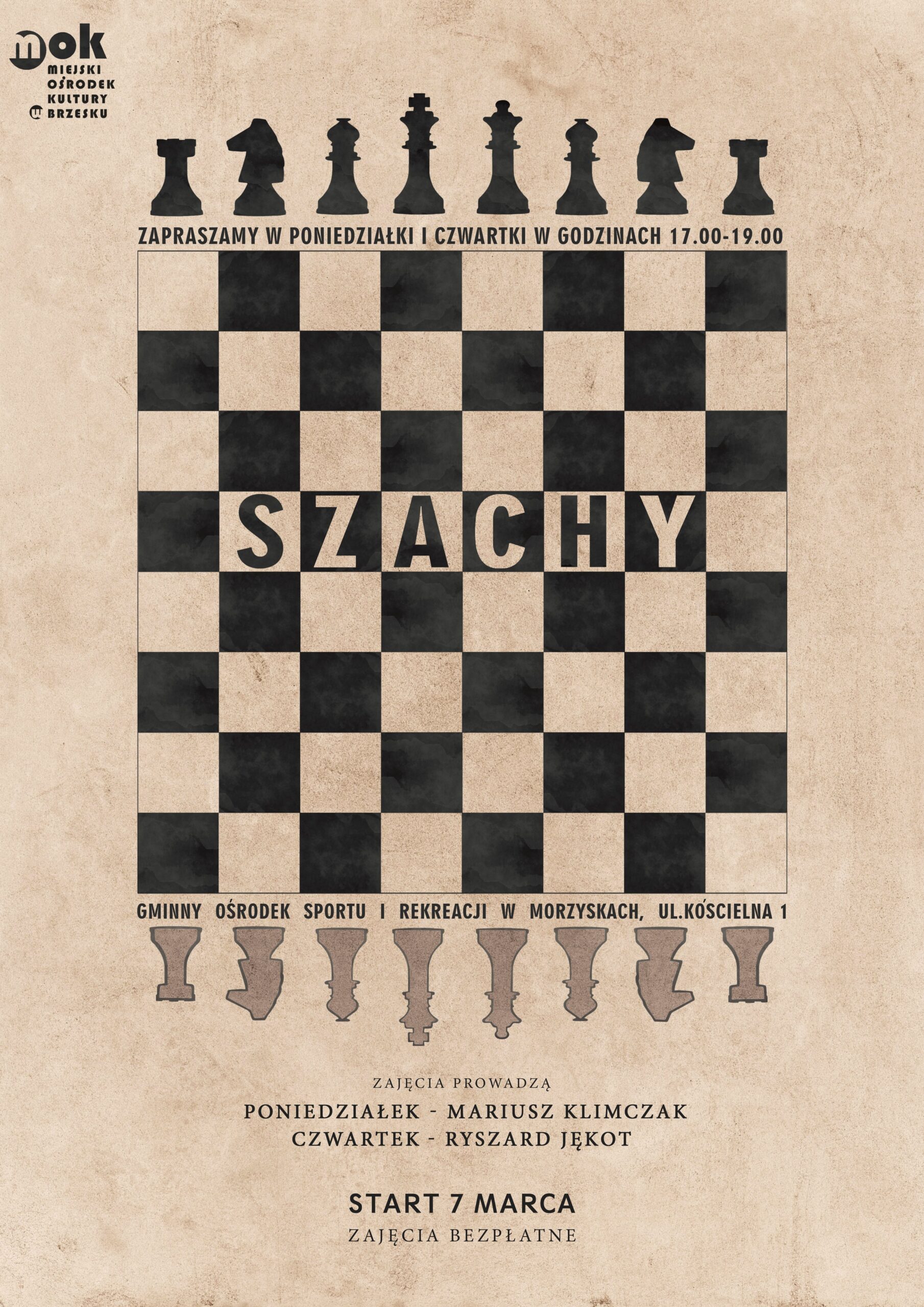 Zajęcia szachowe w Mokrzyskach – start 7 marca