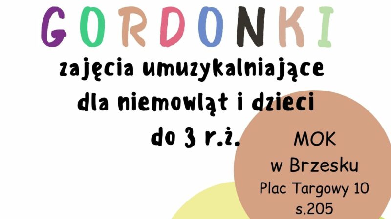 Zajęcia umuzykalniające dla maluchów – nowość w naszej ofercie