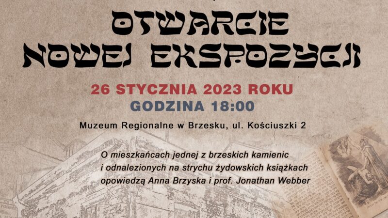 Otwarcie nowej ekspozycji w Muzeum Regionalnym – 26 stycznia 2023