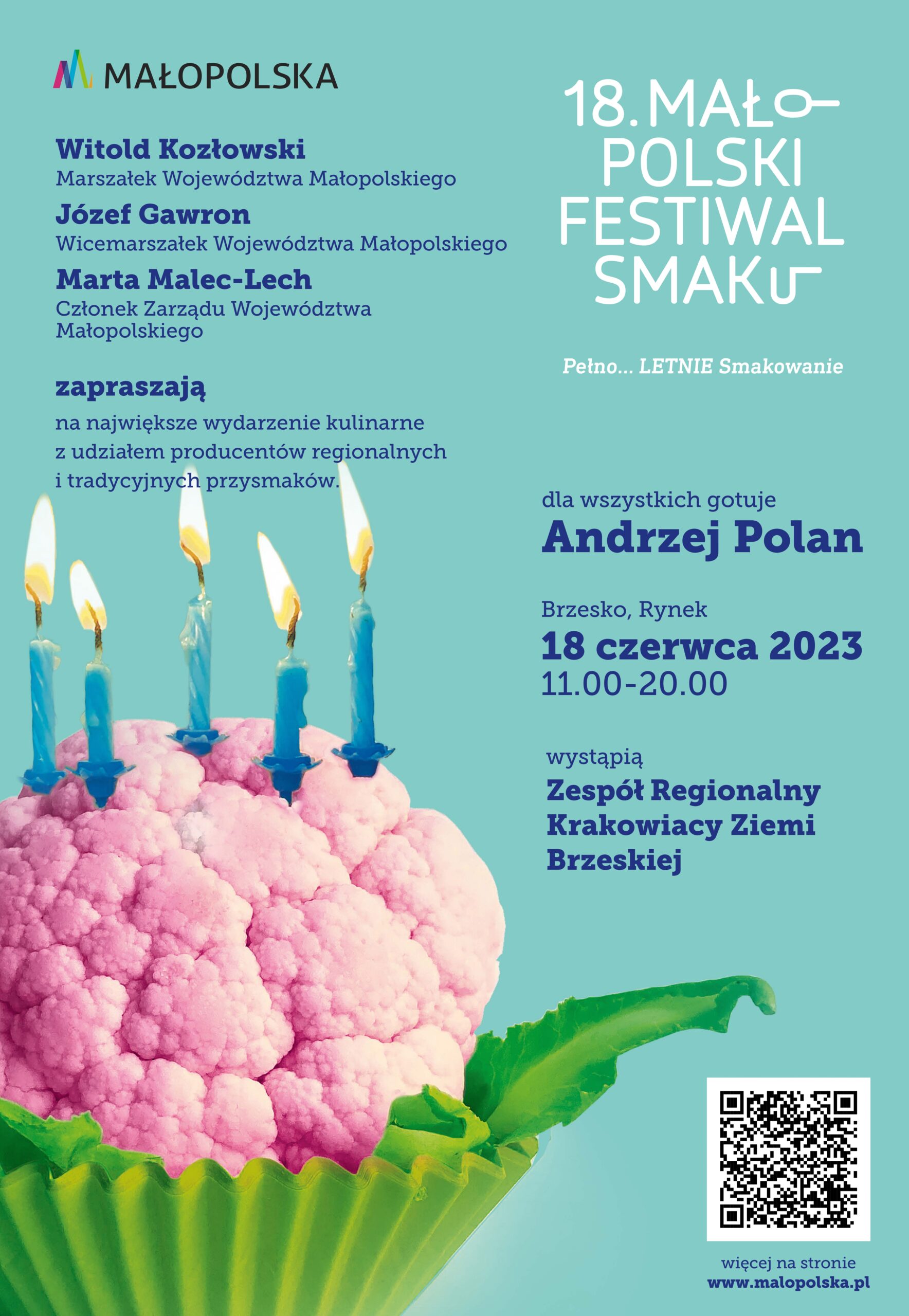 18. Małopolski Festiwal Smaku – 18 czerwca 2023