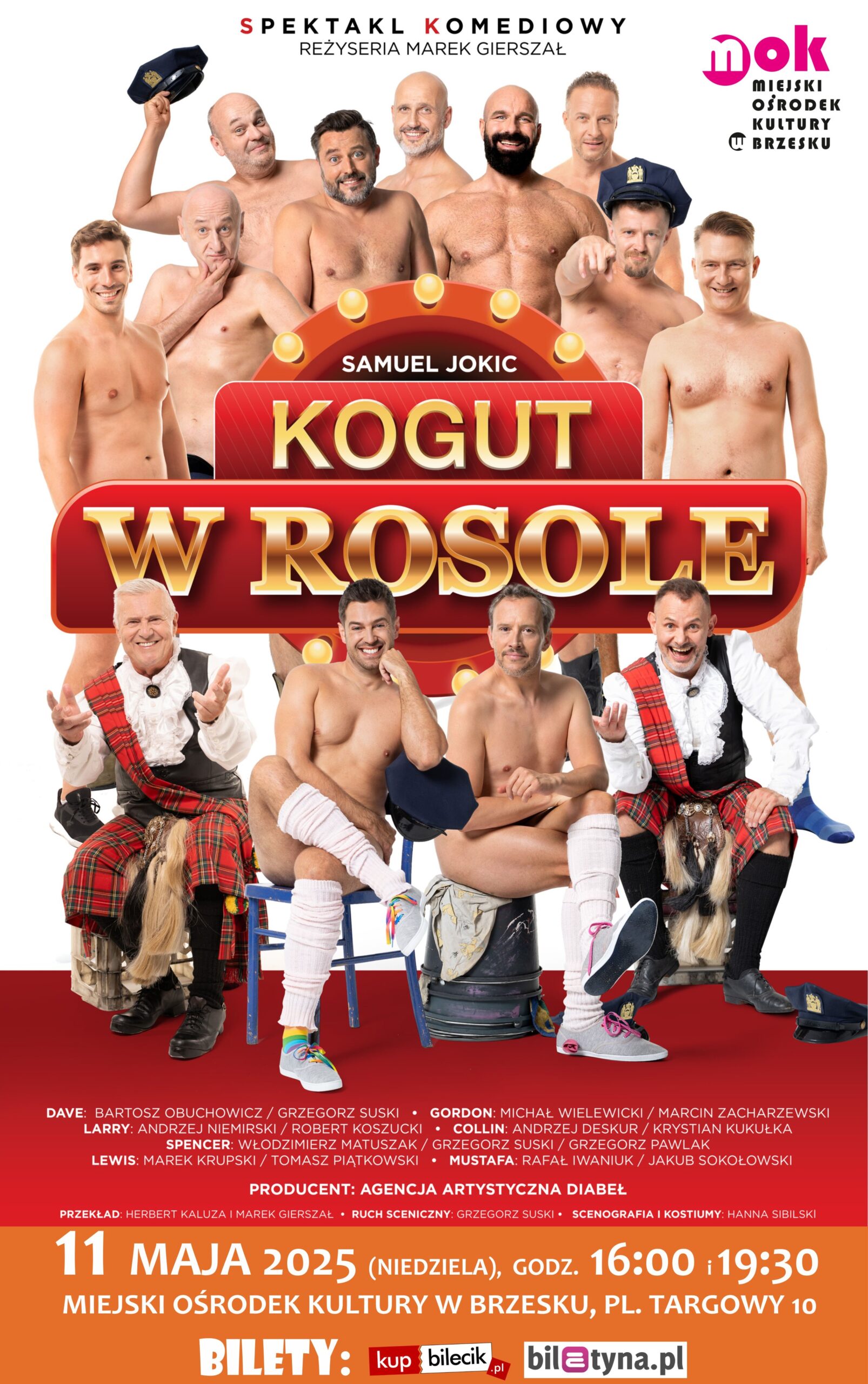 Spektakl komediowy „KOGUT W ROSOLE” – 11 maja 2025