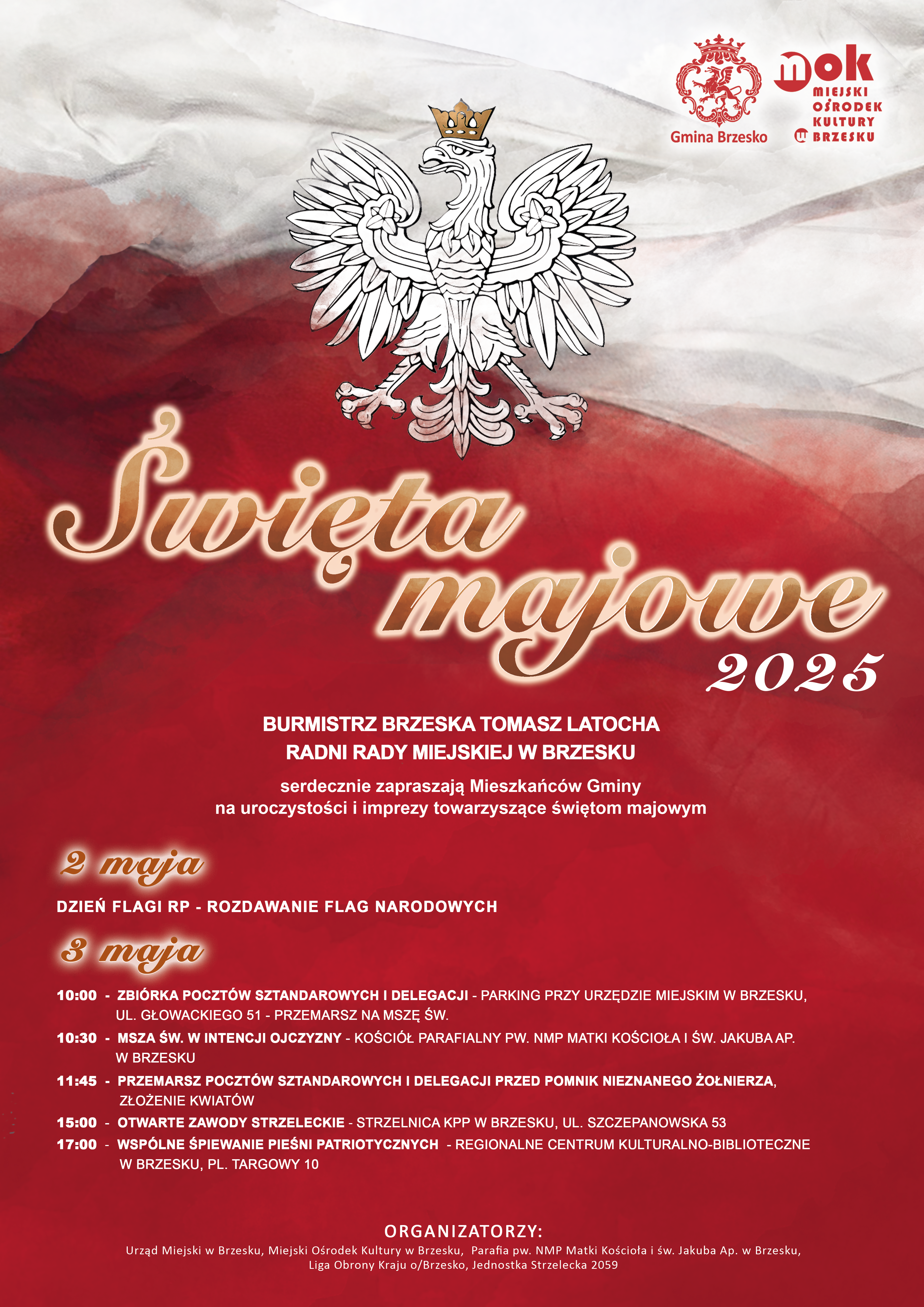 Święta majowe – 2-3 maja 2025