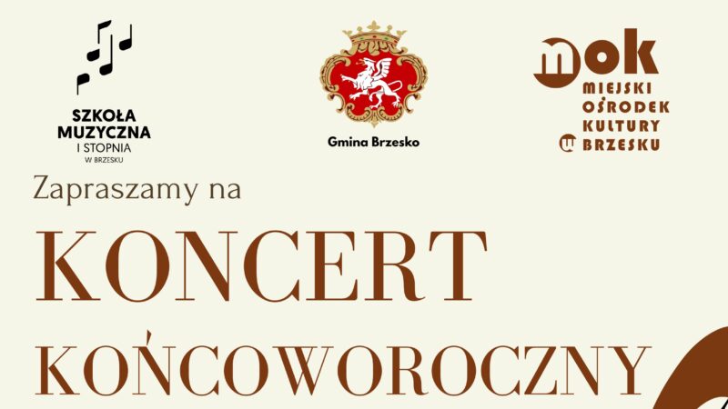 Koncert końcoworoczny uczniów Szkoły Muzycznej I stopnia w Brzesku – 11 czerwca 2025
