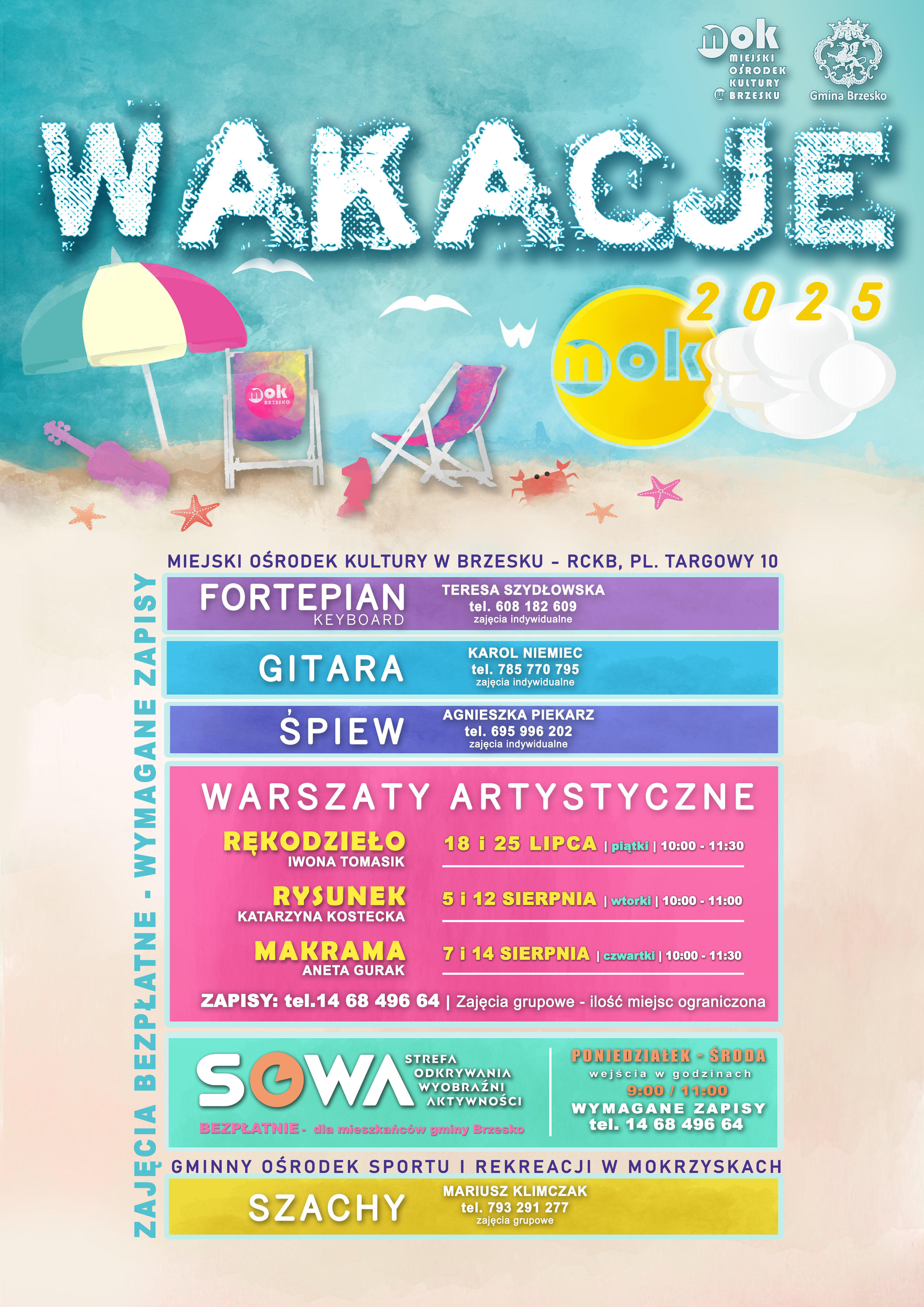 Wakacyjne warsztaty wokalno-instrumentalne – zobaczcie jak to było 🎶