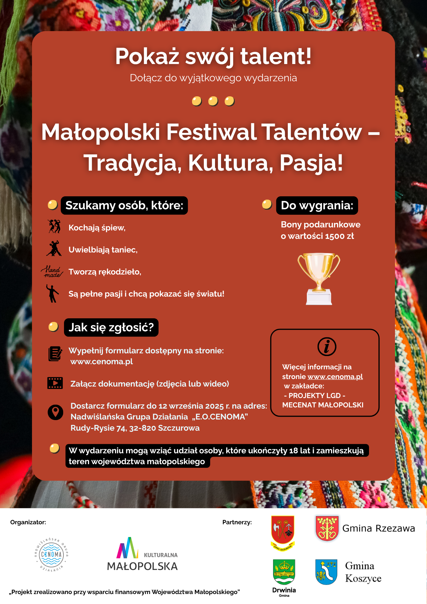 Małopolski Festiwal Talentów – Tradycja, Kultura, Pasja!