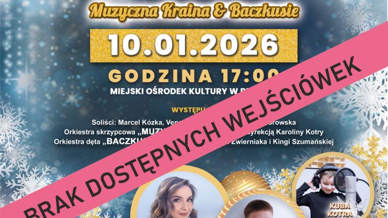 KONCERT KOLĘD – 10 stycznia 2026