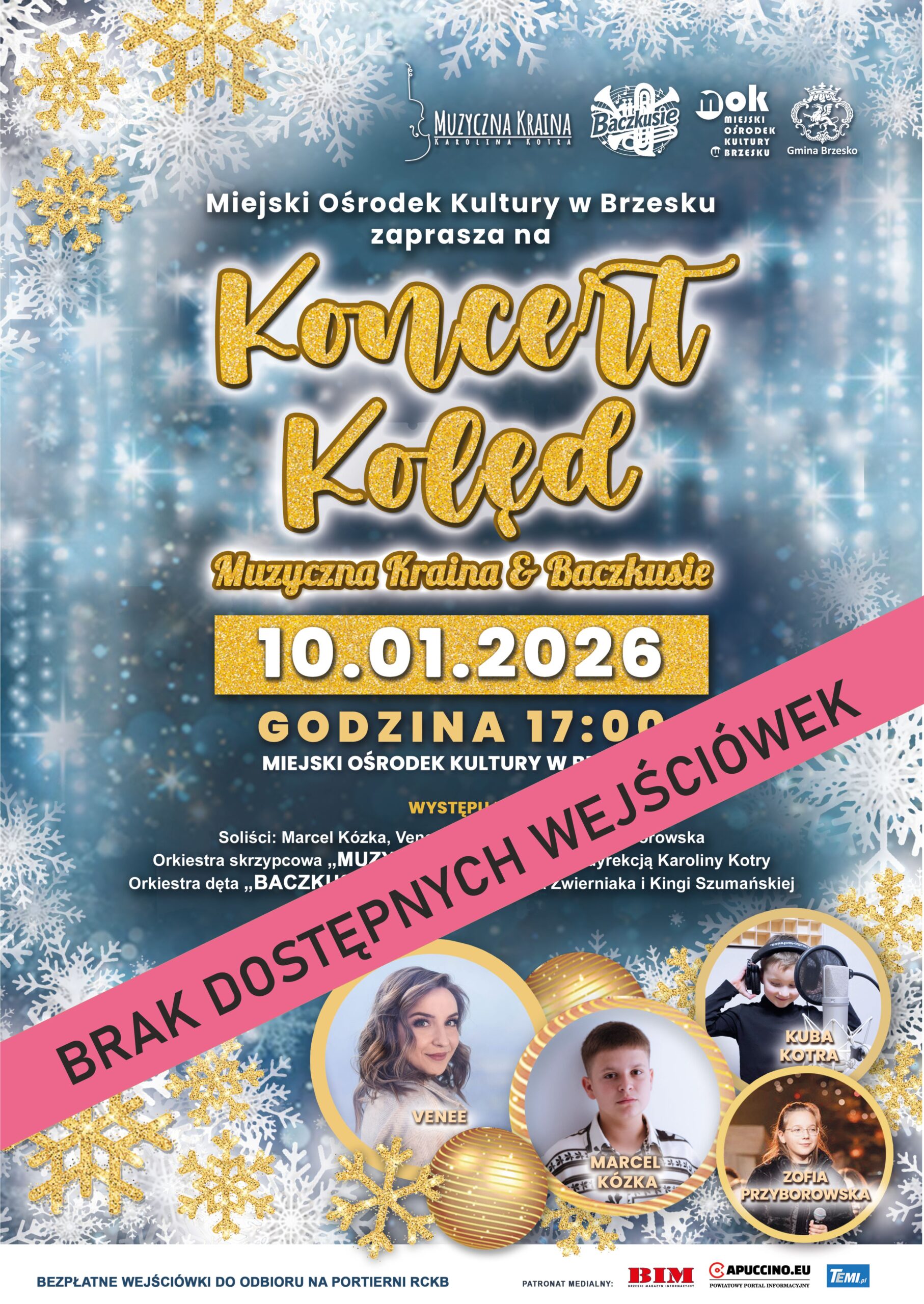 KONCERT KOLĘD – 10 stycznia 2026