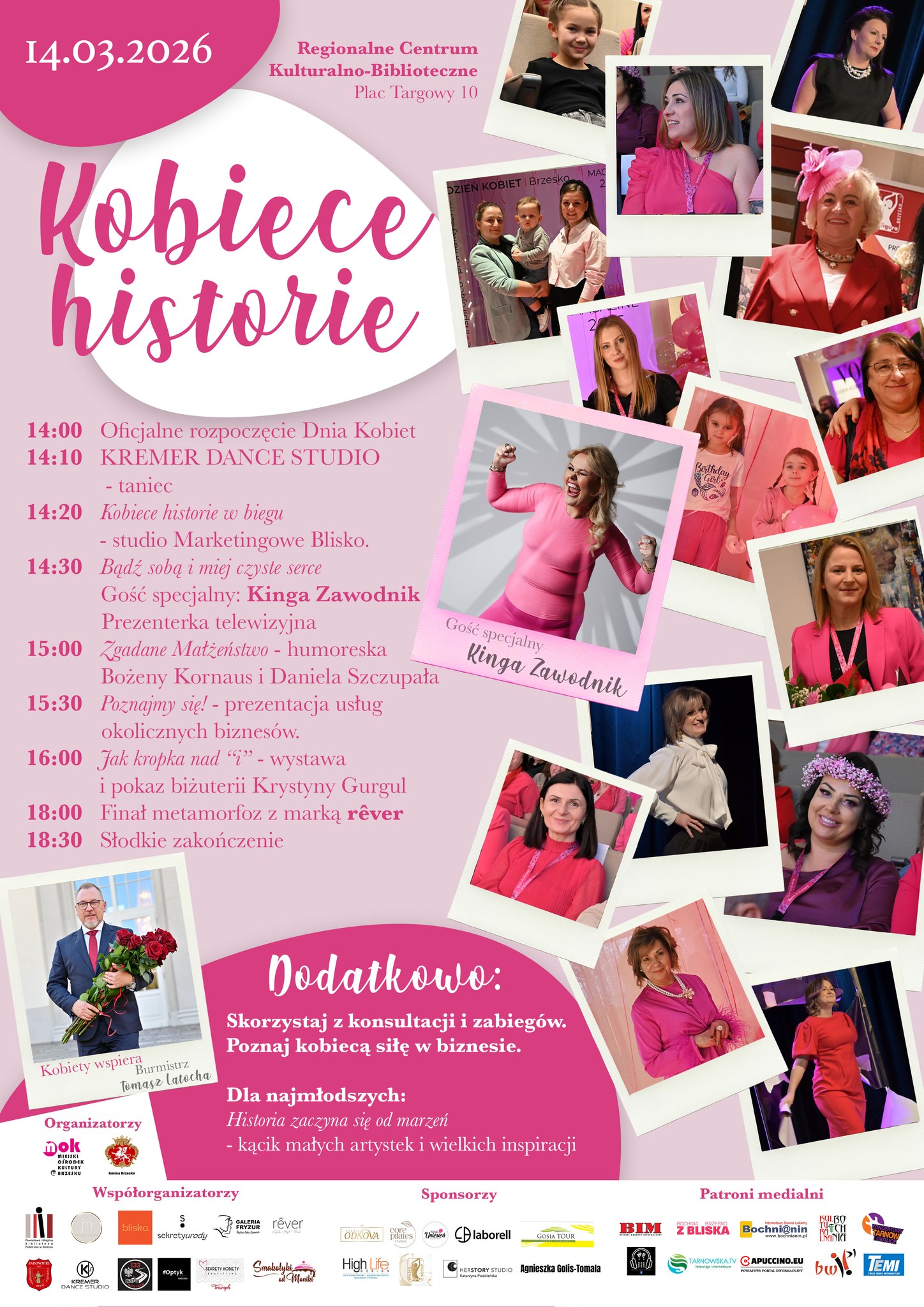 Kobiece Historie – Dzień Kobiet w Brzesku – 14 marca 2026