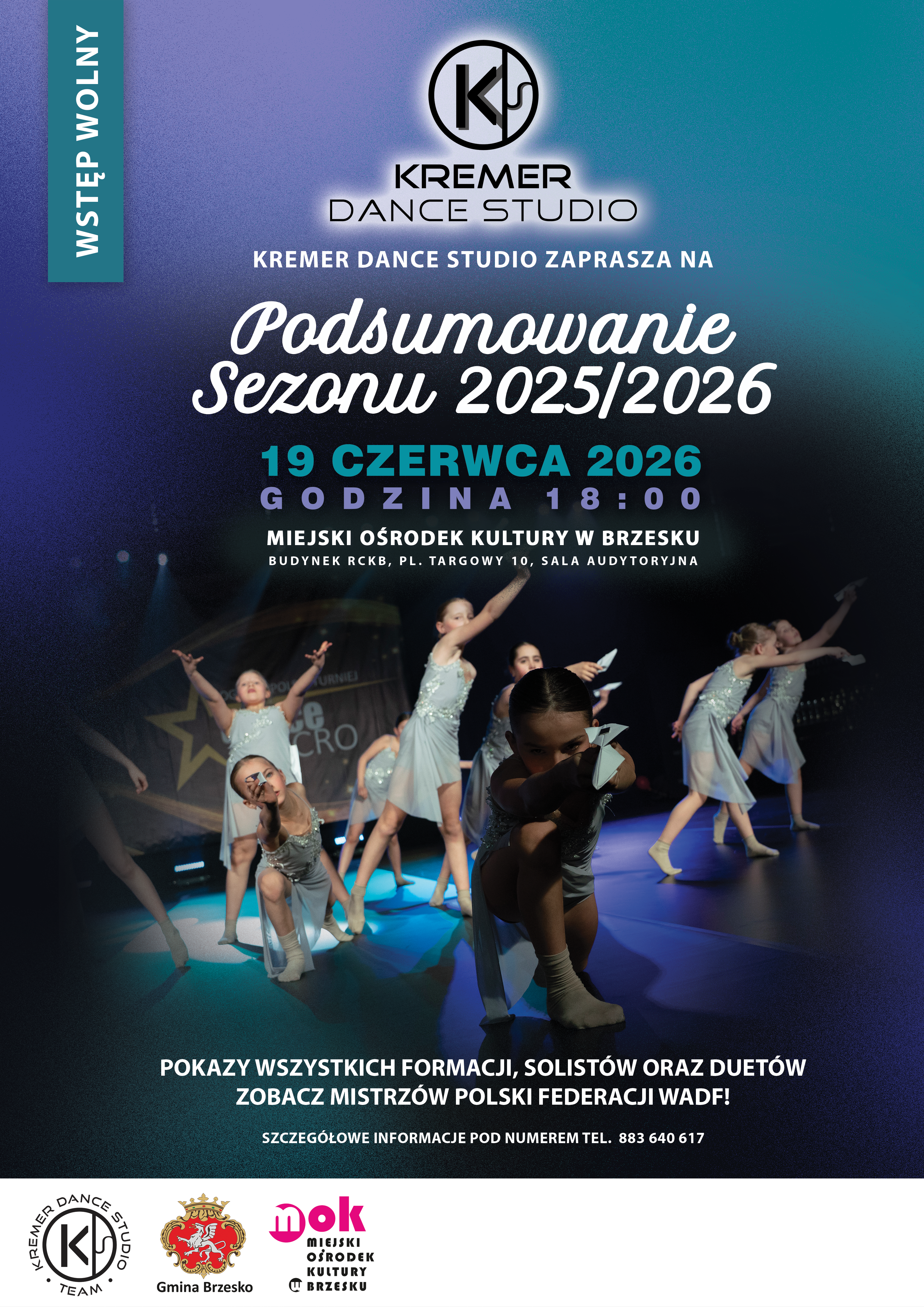 Kremer Dance Studio – taneczne Podsumowanie Sezonu – 19 czerwca 2026