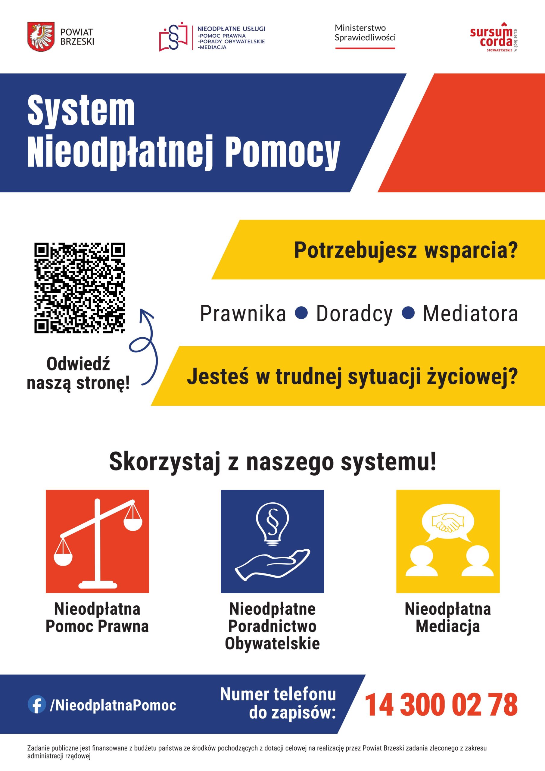 System nieodpłatnej pomocy prawnej dla mieszkańców powiatu brzeskiego