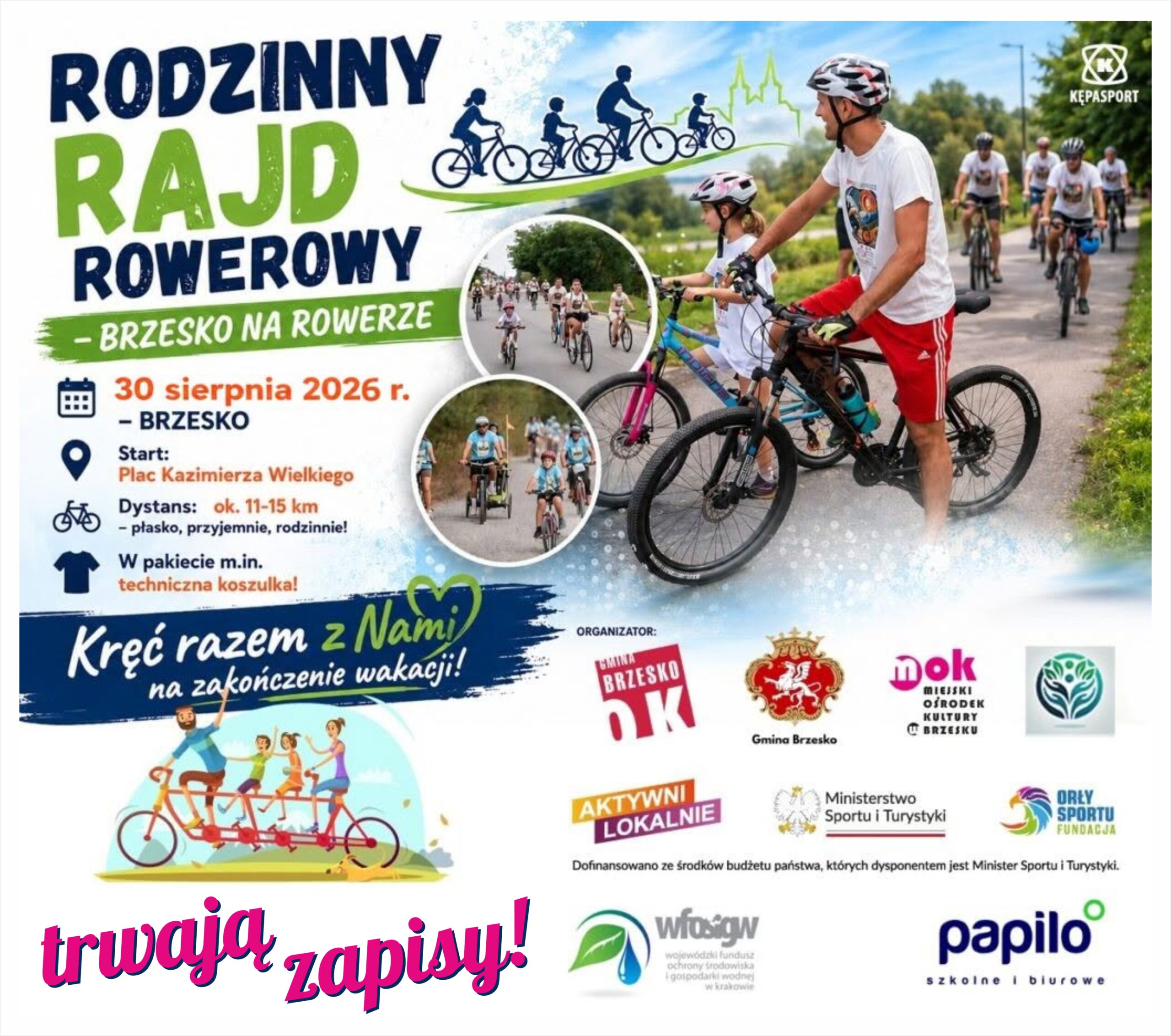 BRZESKO NA ROWERZE – 30 sierpnia 2026