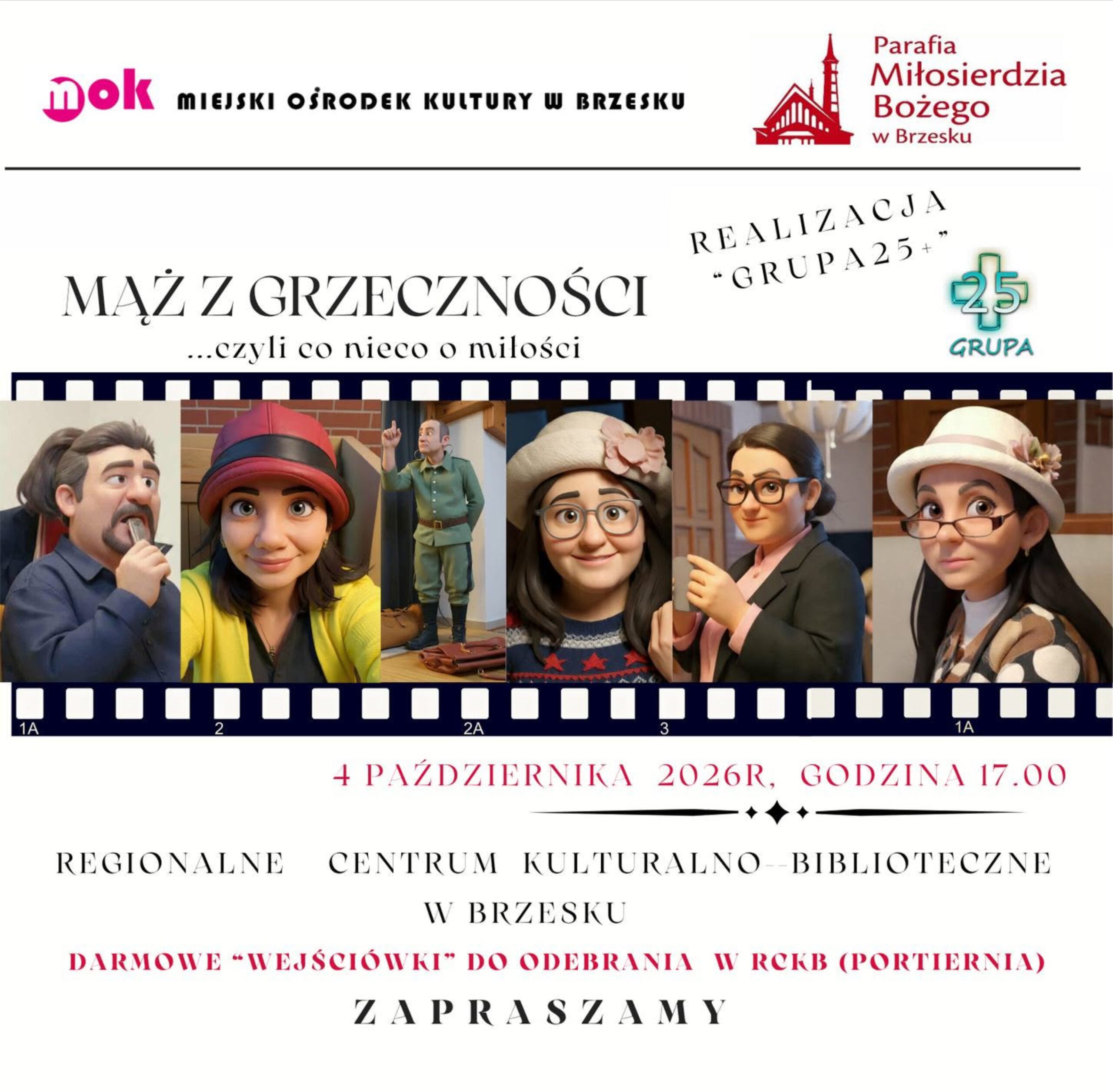 MĄŻ Z GRZECZNOŚCI – spektakl / Grupa 25+
